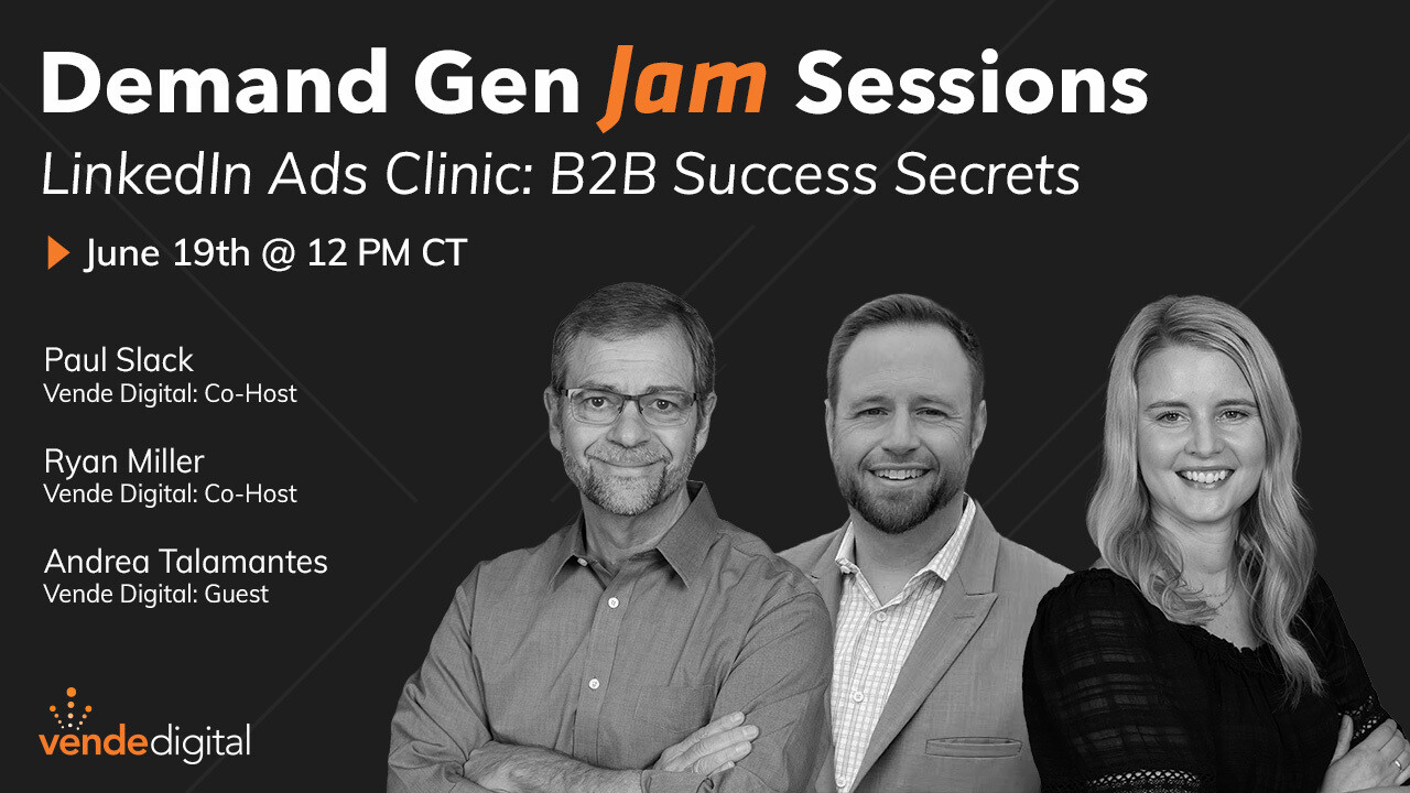LinkedIn Ads Clinic | Demand Gen Jam Sessions