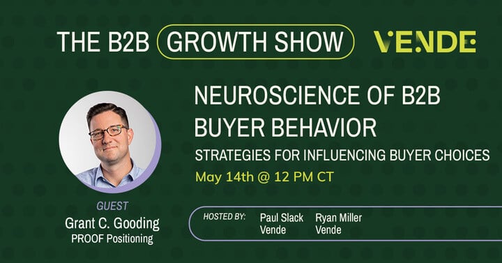 The B2B Growth Show - Neuroscience of B2B Buyer Behavior - May 14th @ 12PM CT